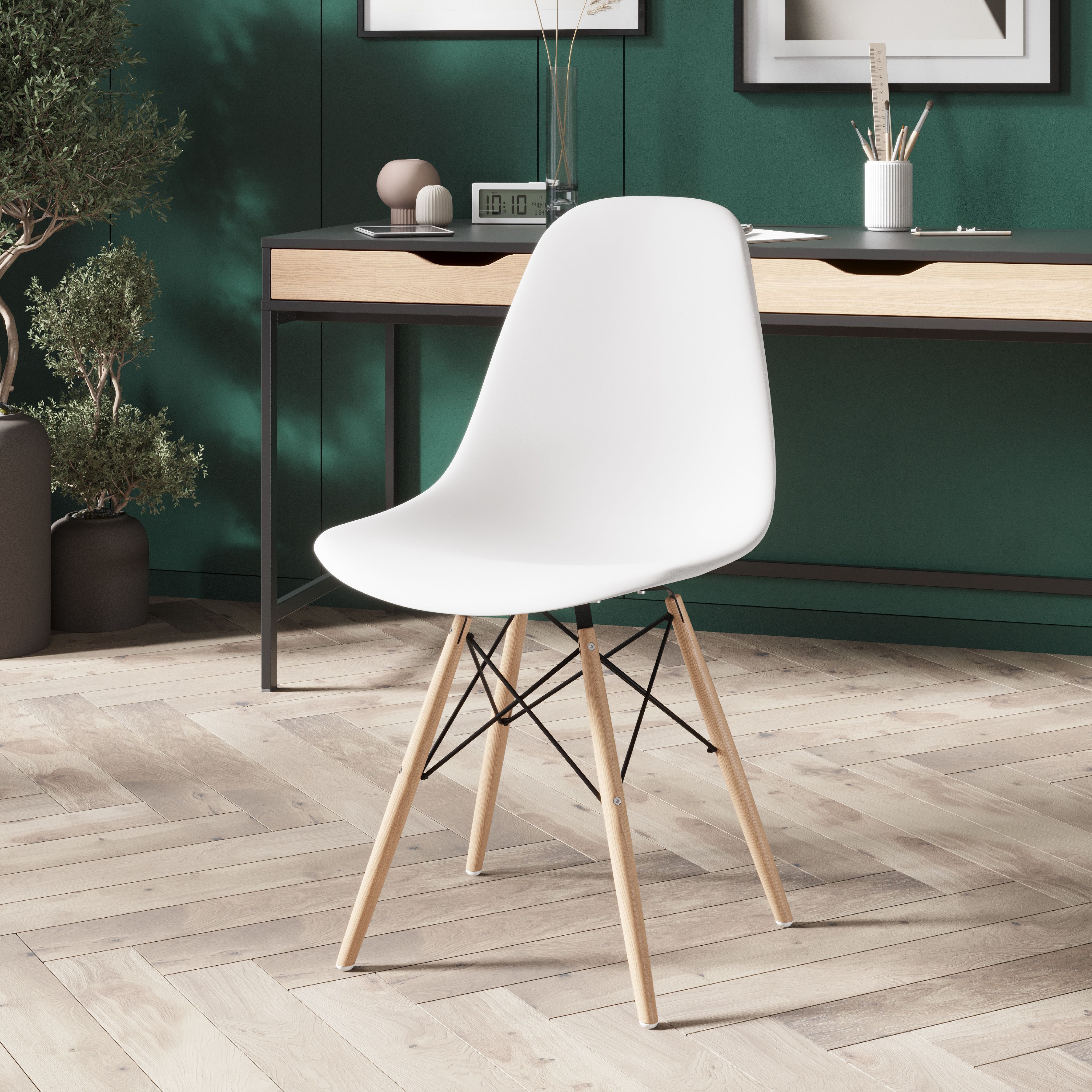 Стул dsr прозрачный eames style