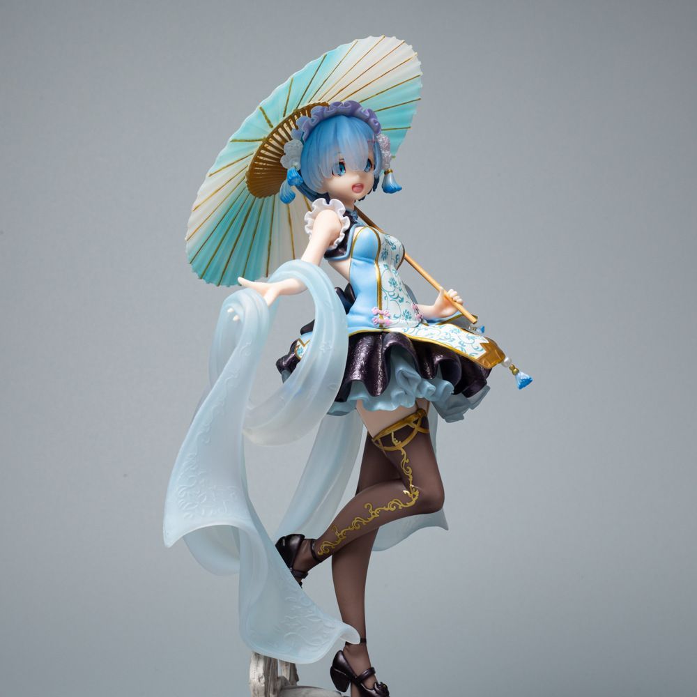 Аниме фигурка Re:Zero Rem / чипао Рем,28CM -kg - купить с доставкой по  выгодным ценам в интернет-магазине OZON (1379061126)