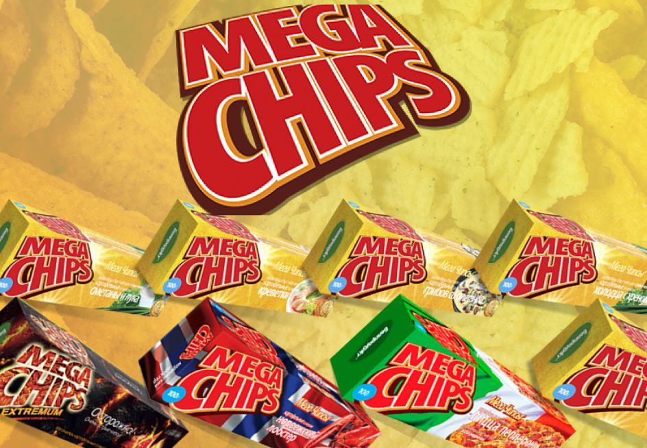 MEGA CHIPS набор всех 9 вкусов по 100г - купить с доставкой по выгодным ...