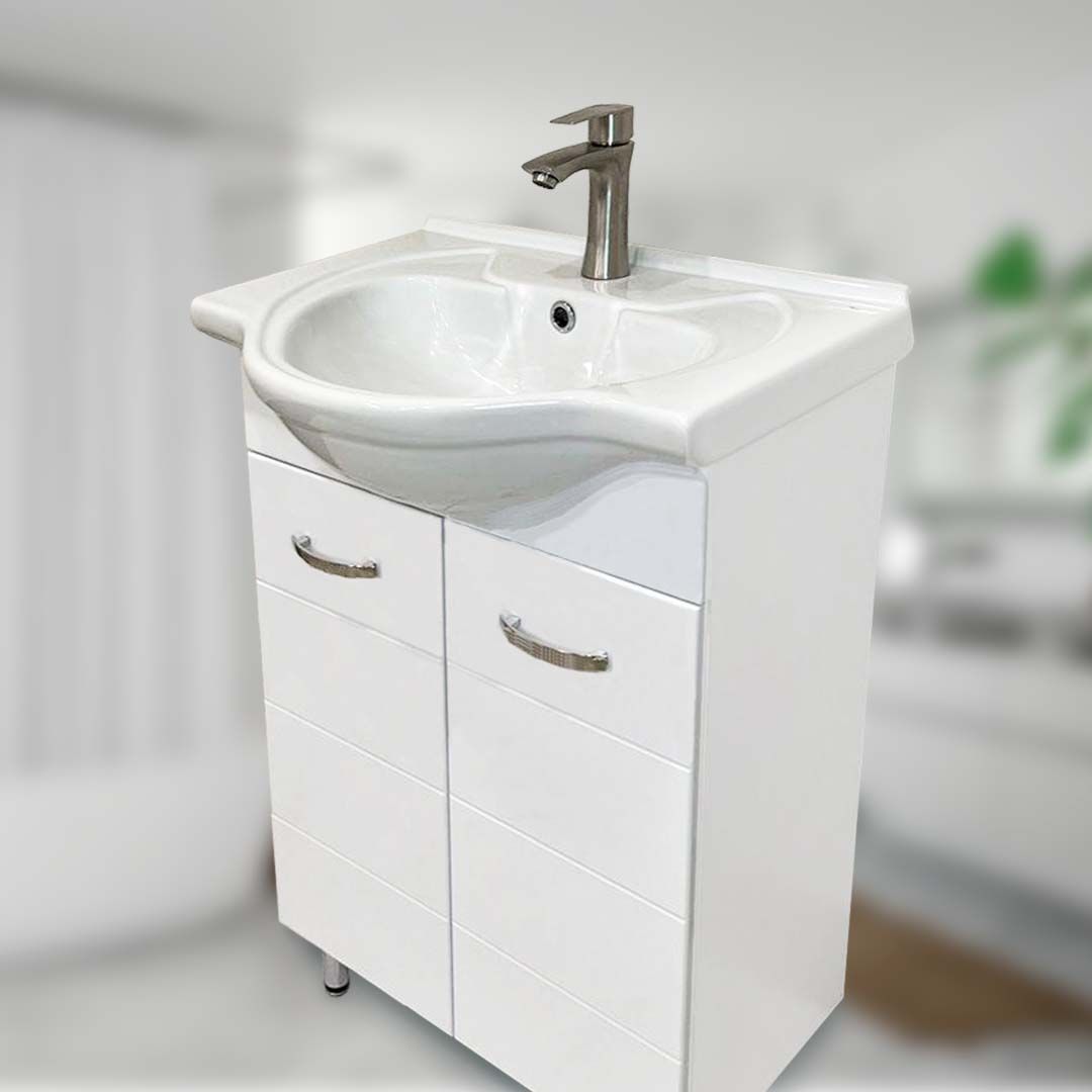 Тумба Maestro Bianco 60 под раковину Santek Байкал 60 - купить с ...