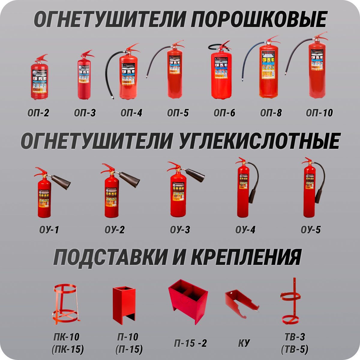 Порошковый Огнетушитель автомобильный Ярпожинвест ОП-2 B, D - купить в ...