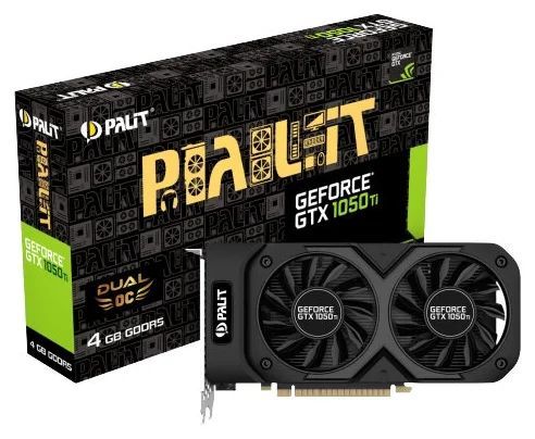 Видеокарта Palit GeForce GTX 1050 Ti, 4 ГБ GDDR5 PCI Express 3.0