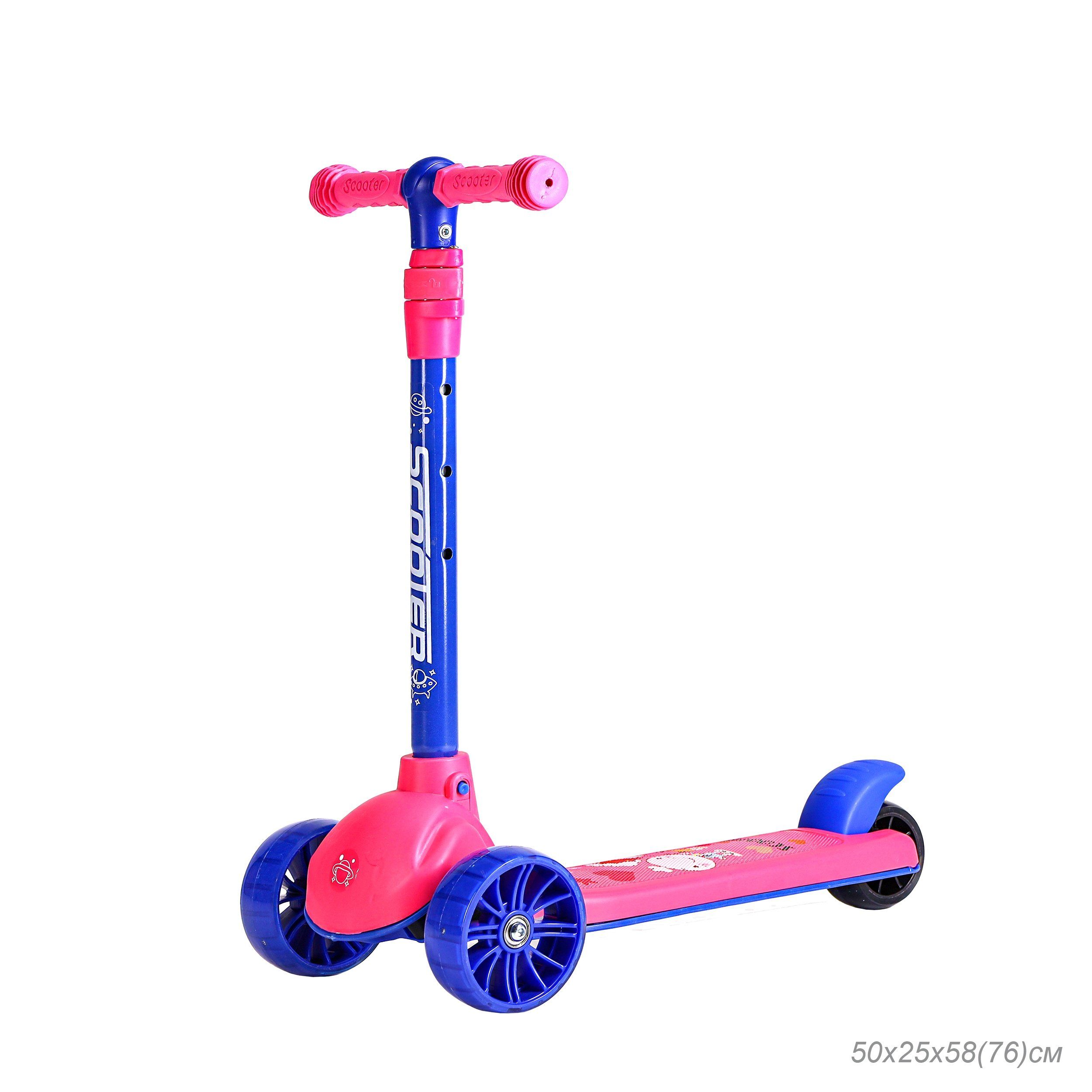 Самокат 3-х колесный SCOOTER Kid, красный Самокат 3-х колесный SCOOTER Kid, красный