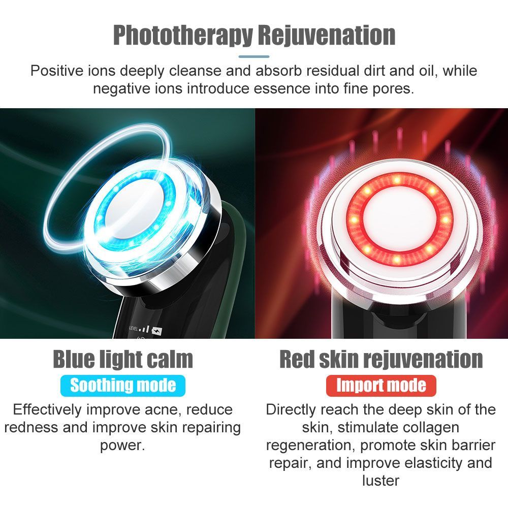 Фотонная светотерапия, устройство красоты RF EMS LED, антивозрастной ...