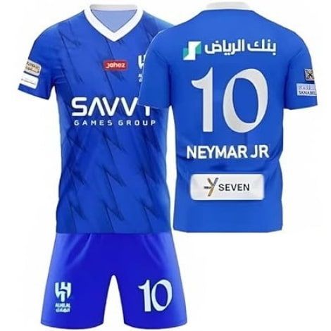 Neymar Jr Future Printed Youth Football Jersey Blue Puma