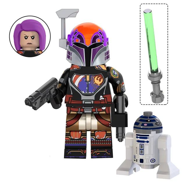 Фигурка Сабин Врен + R2-D2 / Звёздные Войны / Star Wars