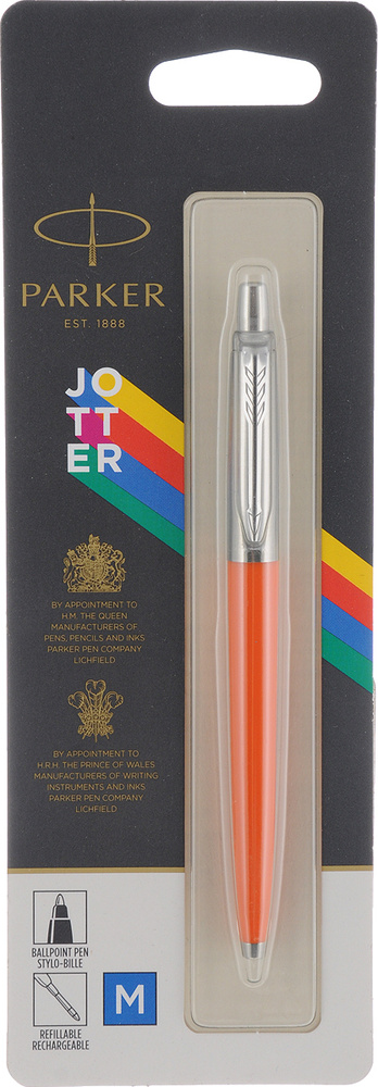 Ручка шариковая Parker Jotter Originals Color, оранжевый, цвет чернил: синий 2076054  #1