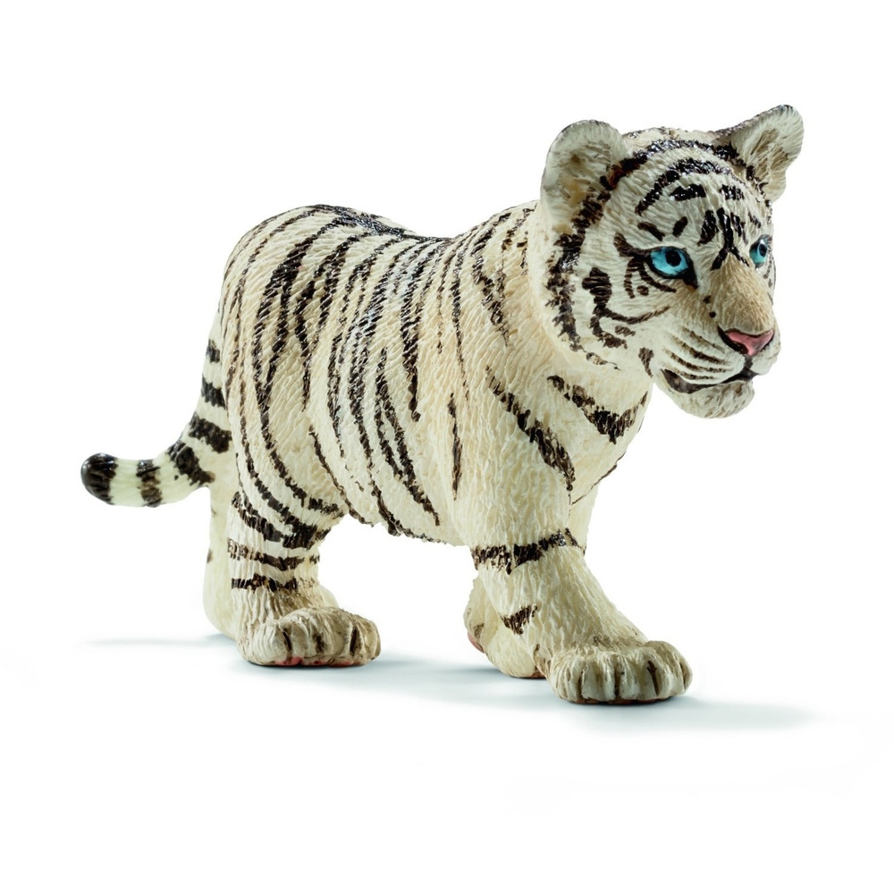 Schleich 14732 Фигурка Тигренок белый