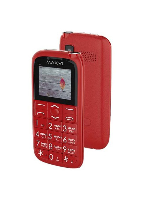 Мобильный телефон Maxvi B7, красный - купить по выгодной цене в ...