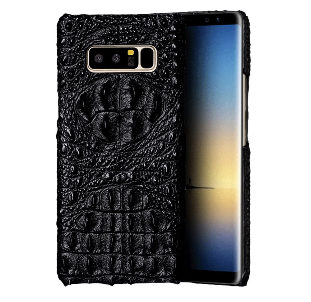 Чехол-накладка-бампер MyPads Premium для Samsung Galaxy S9 + Plus SM-S965  из натуральной кожи крокодила с тиснением экзотическая неповторимая фактура  ручная работа черный - купить с доставкой по выгодным ценам в  интернет-магазине OZON (