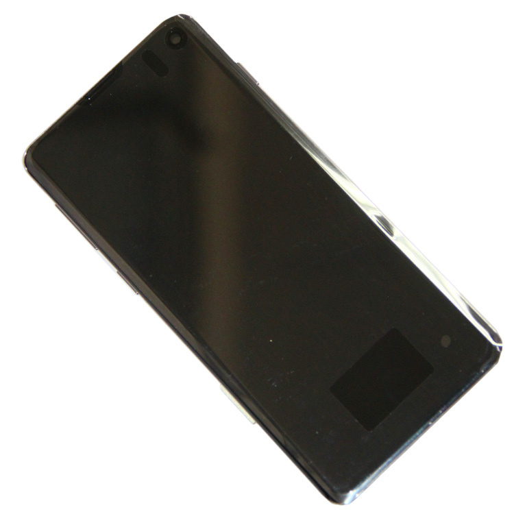 Дисплей для Samsung SM-G973F (Galaxy S10) модуль в сборе с тачскрином <зеленый> (OEM SP) #1