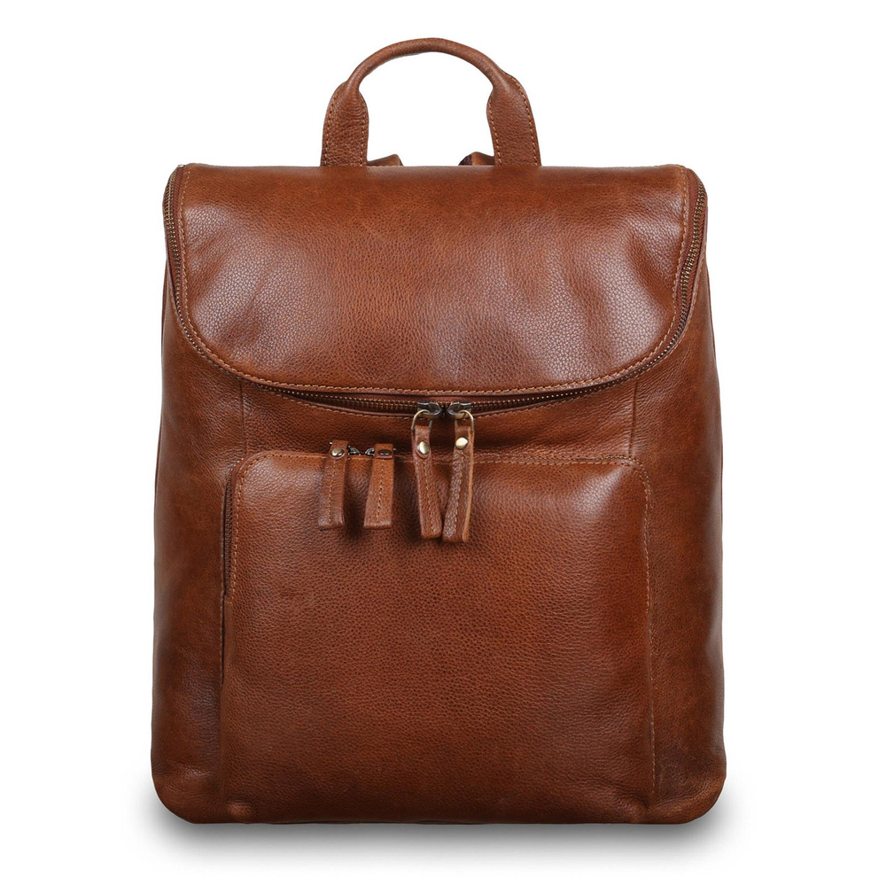 Рюкзак городской кожаный Ashwood Leather M-51 Tan #1