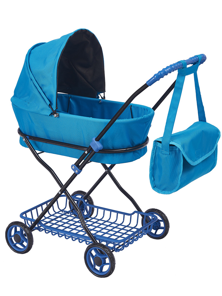 Детская игрушечная классическая коляска Buggy Boom для кукол Mixy 8016 ...