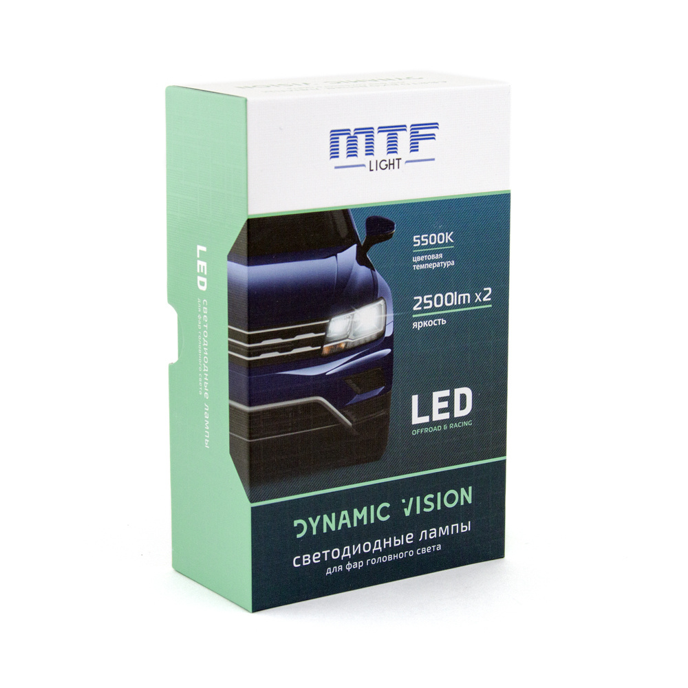 Лампа автомобильная MTF Light LED Dynamic Vision 12 В, 2 шт