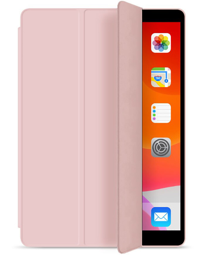 Infiland Hülle für iPad 10.2 2019 mit Pencil Halter,Superleicht Transluzent Smart Schutzhülle Case mkompatibel mit Auto Schlaf/Wach Funktion für iPad 10.2 Inch 2019 ,Dunkleblau 7. Generation 