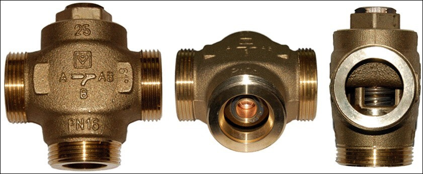Термостатический смесительный клапан Herz Teplomix 61C DN25, 1 1/4", 776603  #1