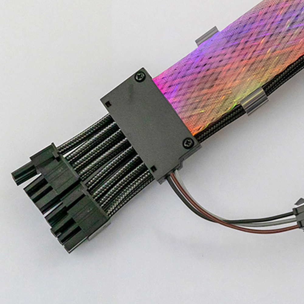 (H W R I) Удлинительный кабель 5V ARGB + 8PIN подсветкой синхронизации ...