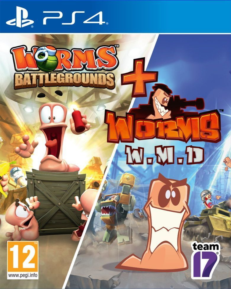 Игра Worms Battlegrounds Worms WMD (PlayStation 4, PlayStation 5, Английская версия)  #1