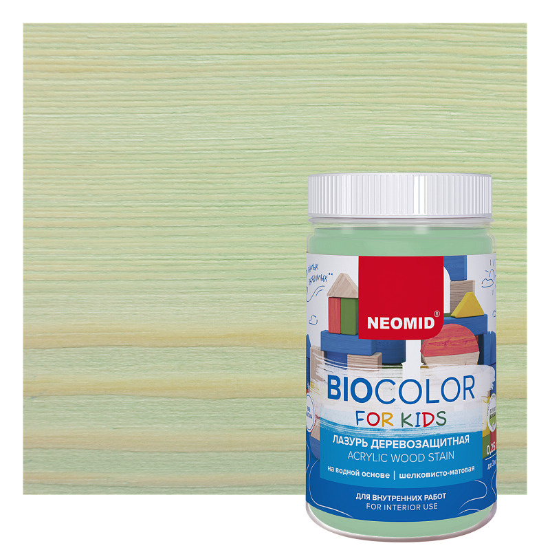 NEOMID Bio Color For Kids мятный (0,25 л) #1