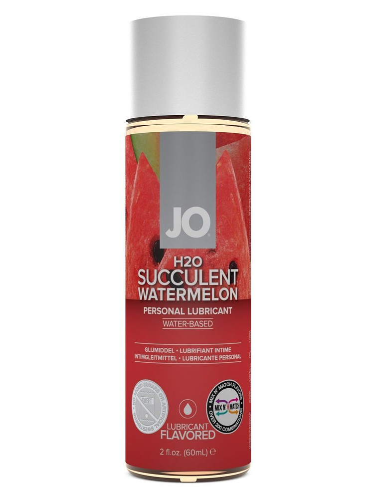 Лубрикант на водной основе с ароматом арбуза JO Flavored Watermelon - 60 мл, System JO, США  #1