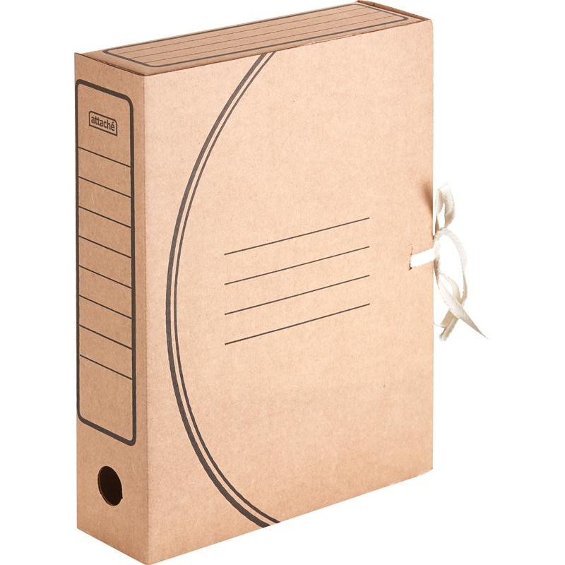 Короб архивный с завязками Attache Economy 75мм,5шт.уп.... - купить с ...