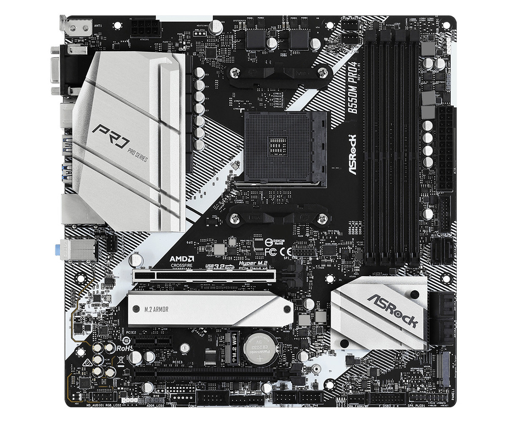 Материнская плата b550m pro4 asrock схема