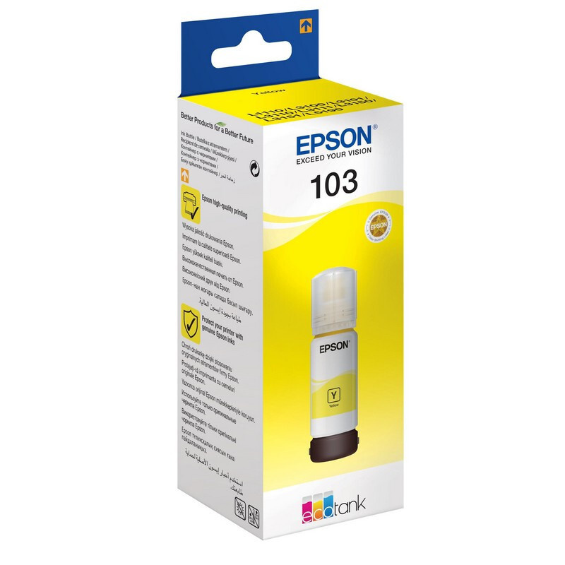 Epson Чернила, оригинал, Желтый (yellow), 1 шт #1