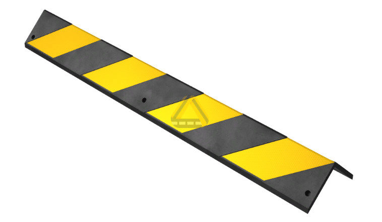 Демпфер угловой ДУ-8-800 РЕЗИНА V-обр. светоотражатель - купить с ...