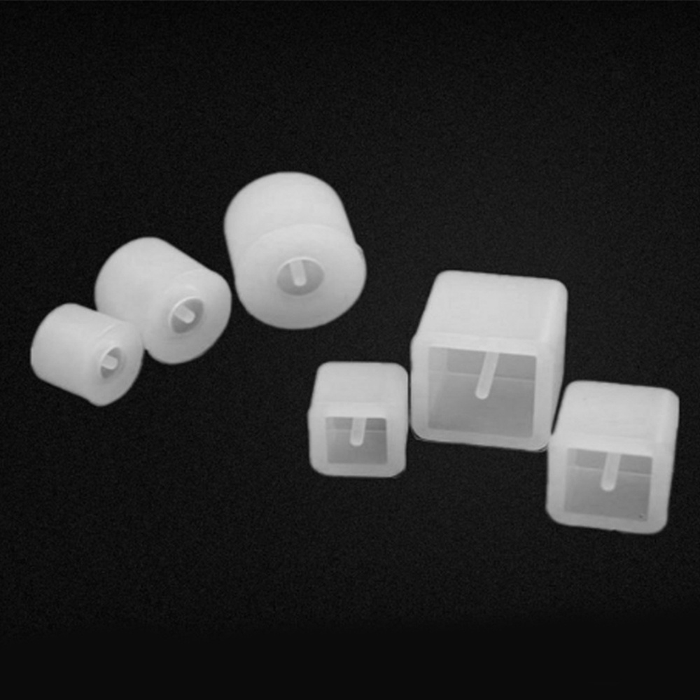 6 шт. Бусины квадратный шар с отверстиями для подвешивания DIY форма из ...