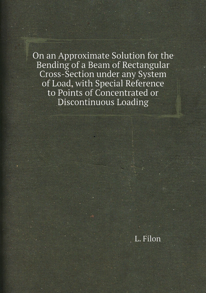 Rectangular Refrence System On an Approximate Solution for the Bending of a Beam of Rectangular ...
