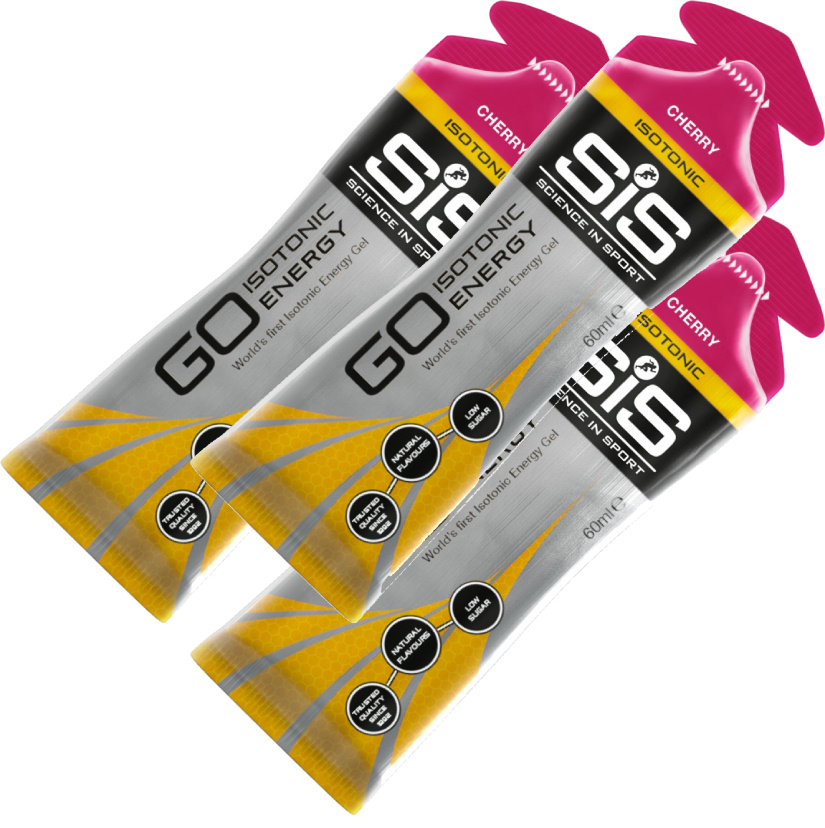 Энергетический гель SCIENCE IN SPORT (SiS) GO Isotonic Energy Gels 3 x 60 мл, Вишня  #1