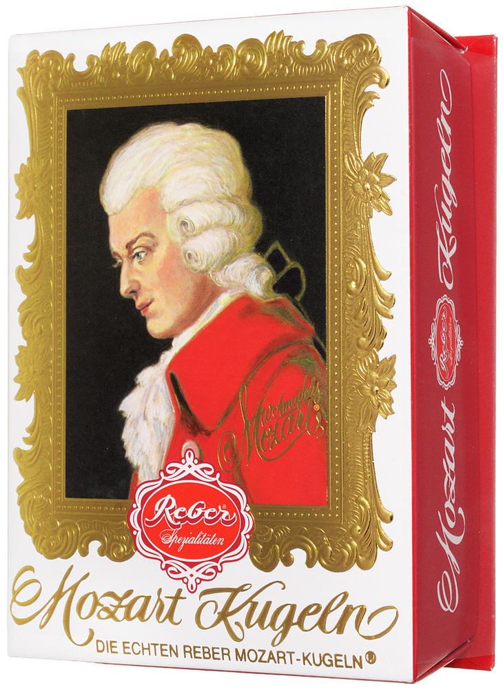 Подарочный набор Reber Mozart-Kugeln шоколадные конфеты с марципаном, 120г  #1