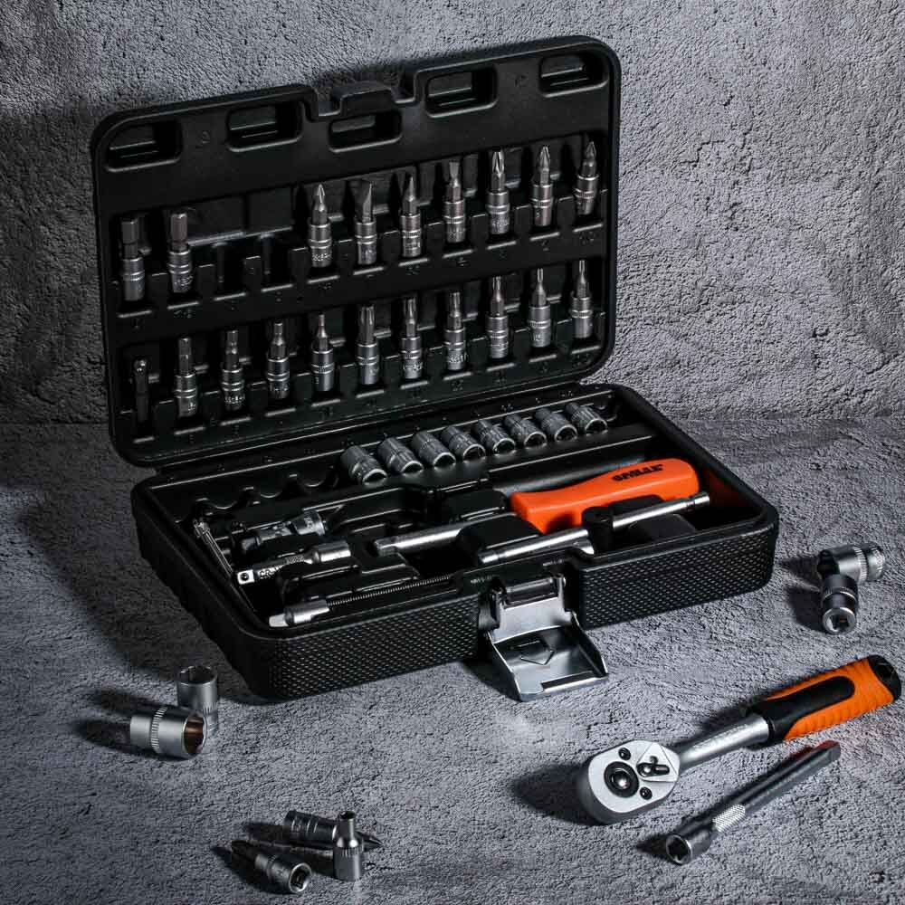 Набор профессиональных инструментов для дома и автомобиля в кейсе, 46 ...