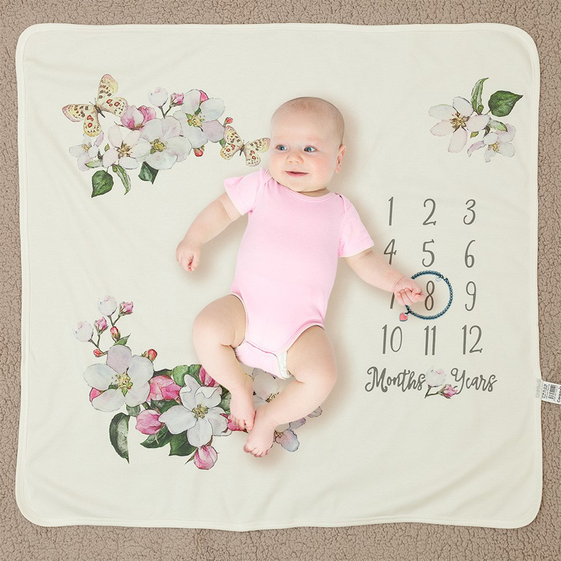 Плед-календарь для новорожденных 12 месяцев Caramell, молочный - купить с  доставкой по выгодным ценам в интернет-магазине OZON (472199300)