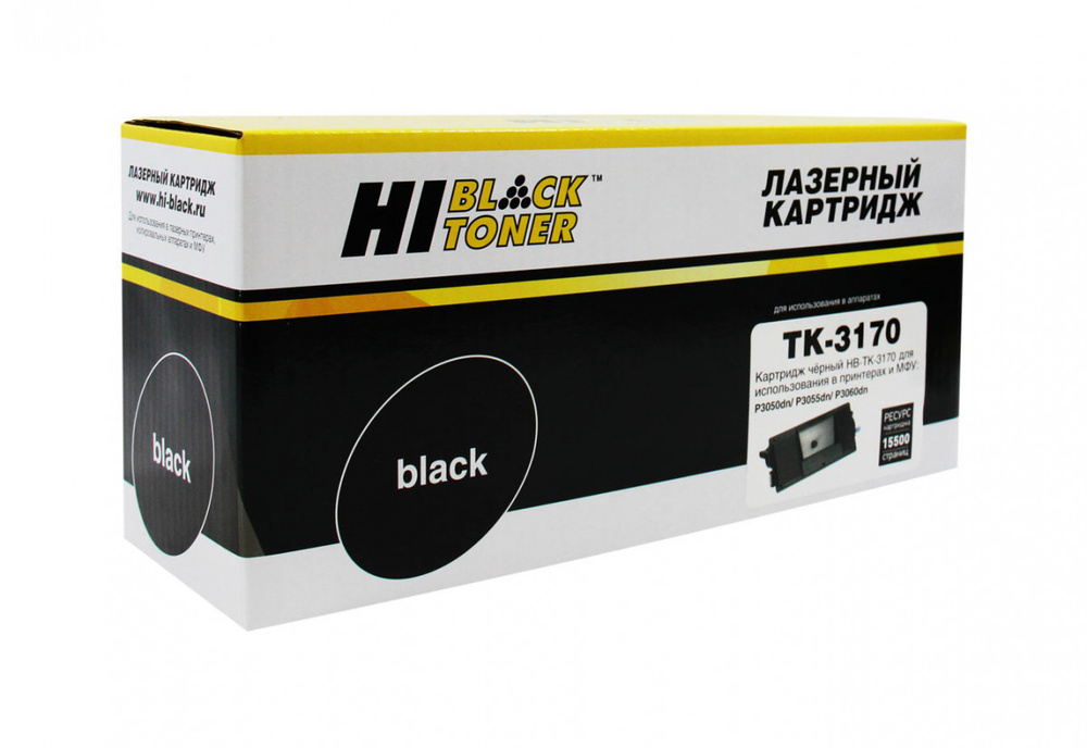 Тонер-картридж Hi-Black (HB-TK-3170) для Kyocera P3050dn/P3055dn/P3060dn, 15,5K, с/ч #1