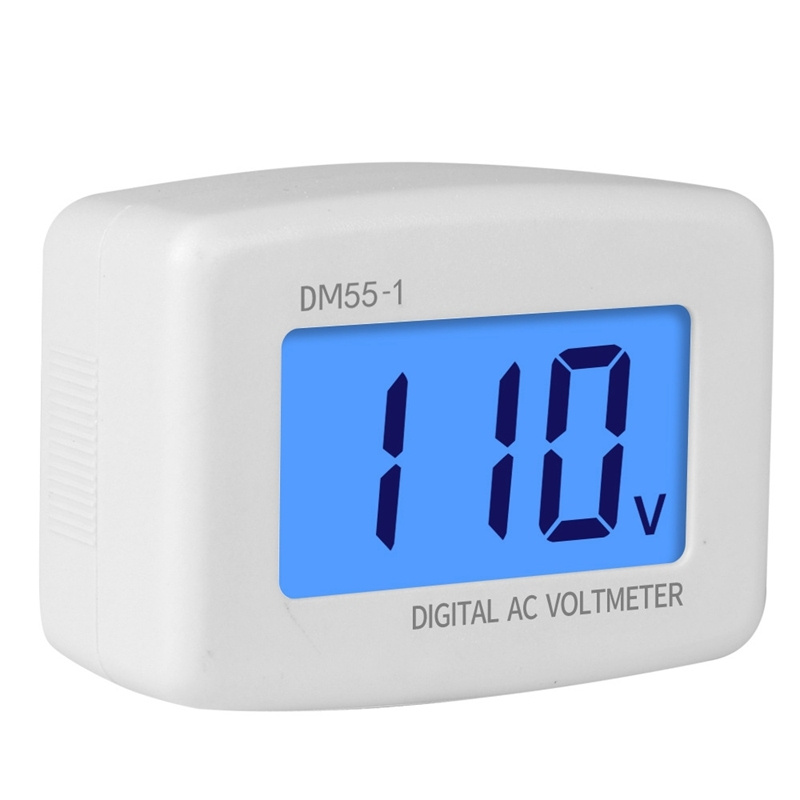 SINOTIMER AC 80-300V Вольтметр Вольтметр LCD 110V DM55-1 US Plug #1