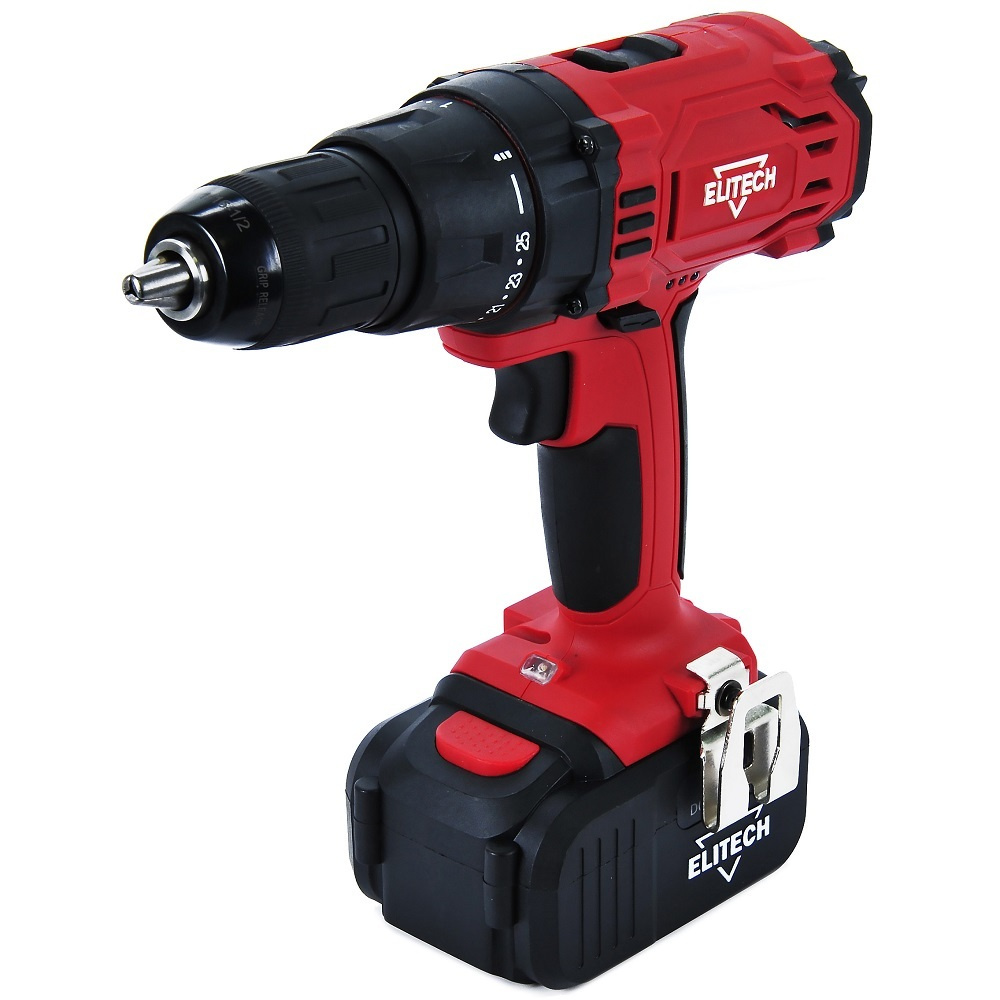 Аккумуляторная дрель-шуруповерт Elitech ДА 18СЛ2 (Е2201.006.02 ...