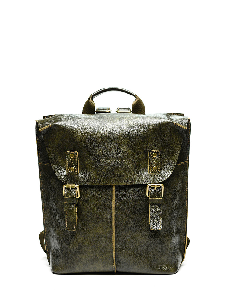 Рюкзак мужской, женский, кожаный, городской, для ноутбука и документов ...