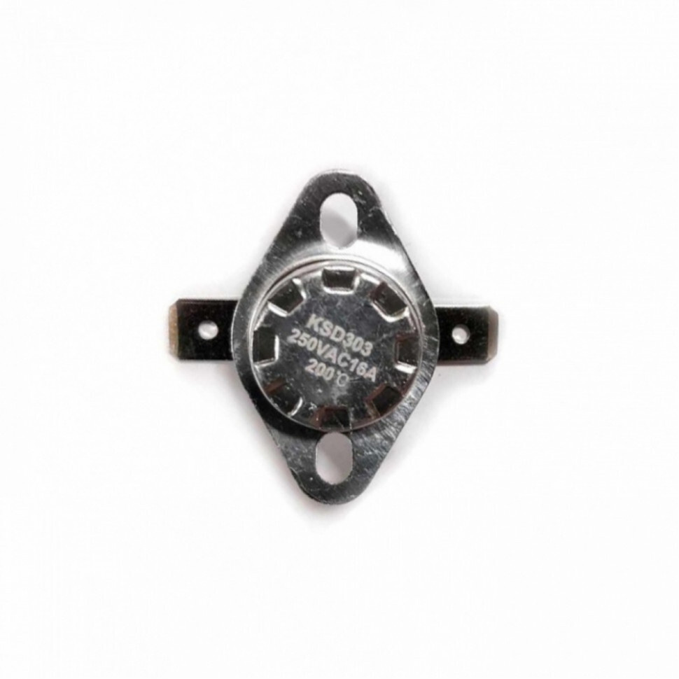 Термостат KSD303 16A, 200 градусов, биметаллический, самовозвратный (p ...