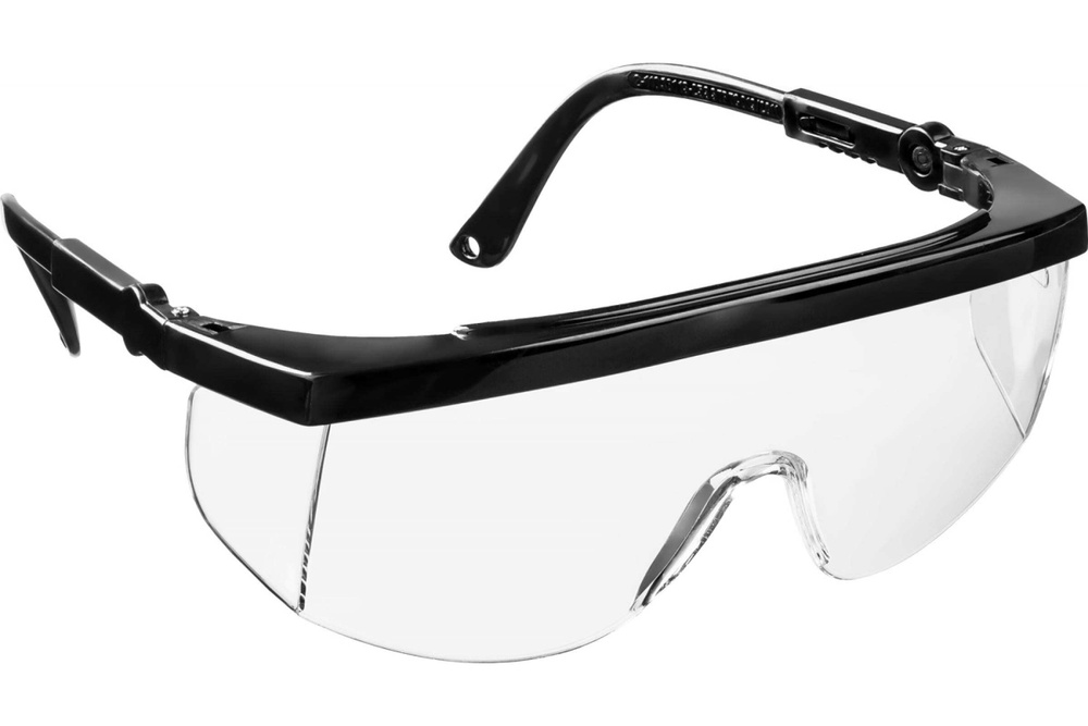 Комплект 5 шт, STAYER ULTRA Прозрачные, очки защитные открытого типа, регулируемые по длине и углу наклона #1