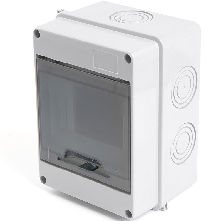 Бокс пластиковый Stekker "EBX50-1/05-65" 5 модулей, навесной, белый ...