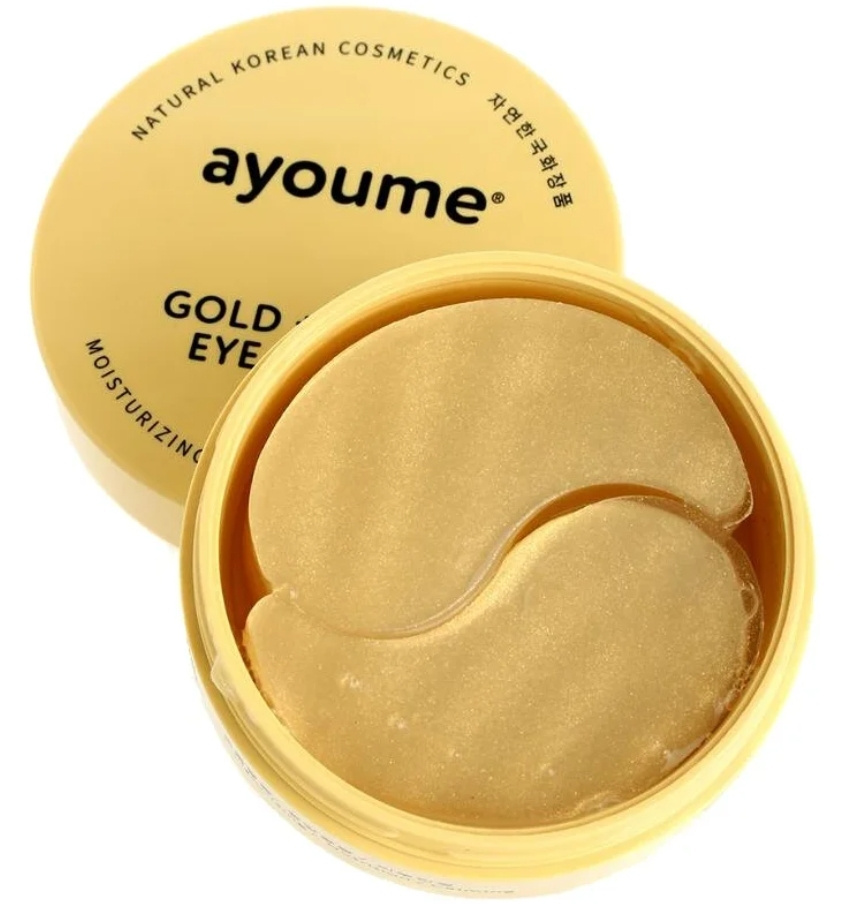Ayoume, Патчи для глаз Омолаживающие с золотом и Улиточным Муцином Gold+Snail Eye Patch  #1