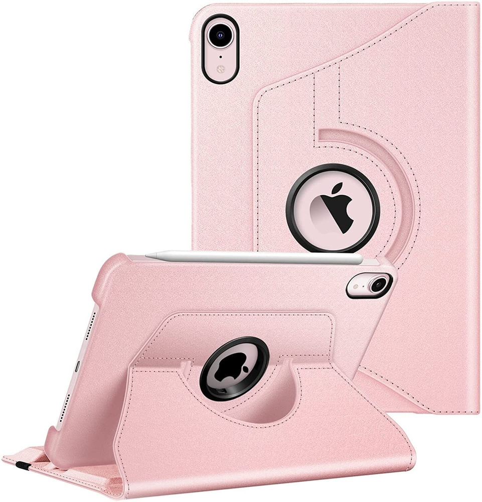 Для iPad Mini 6 Smart вращающийся кожаный чехол премиум-класса - купить ...