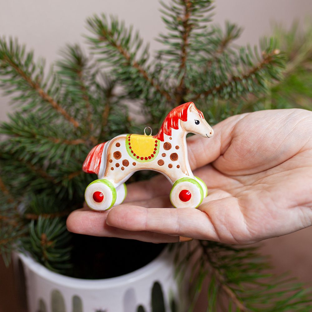 Новогодняя большая уличная игрушка на елку своими руками