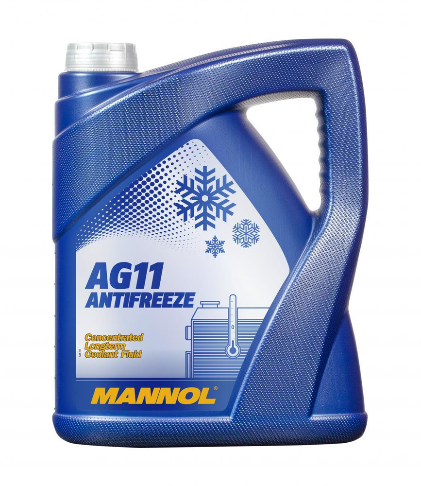 Антифриз MANNOL Antifreeze AG11 Longterm концентрат1л (1,14кг) синий_синий,  Концентрат купить по выгодной цене в интернет-магазине OZON (774531902)