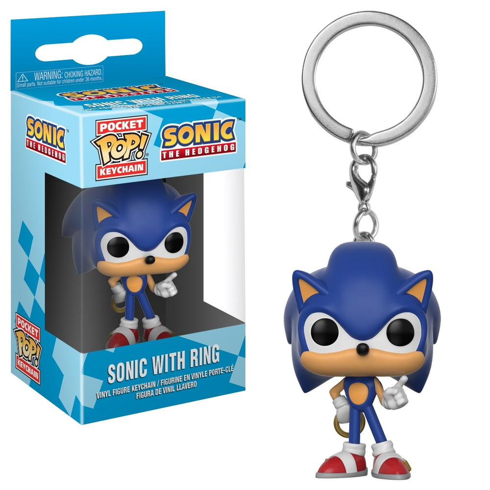 Брелок Соник (Sonic Keychain) из игры Еж Соник