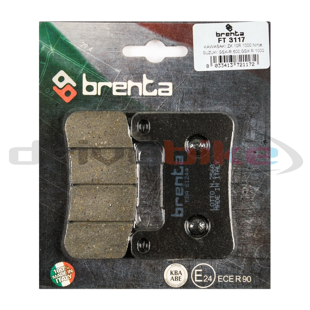 BRENTA Колодки тормозные, арт. 115502 купить на OZON по