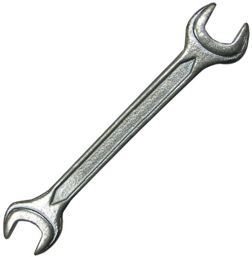 БИБЕР 90605 Ключ гаечный рожковый 12х13 / BIBER 90605 Ключ гаечный ...