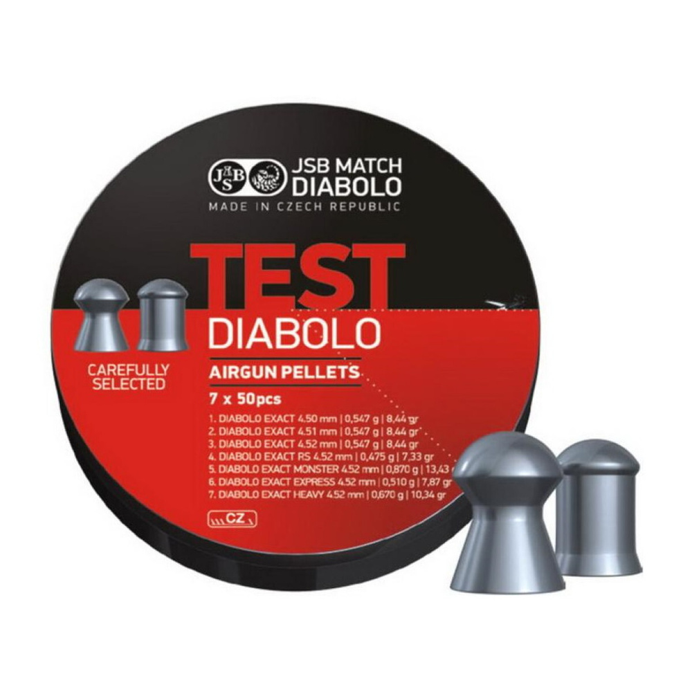 Пули JSB Test Diabolo (набор) 4,5 мм, 350 штук #1