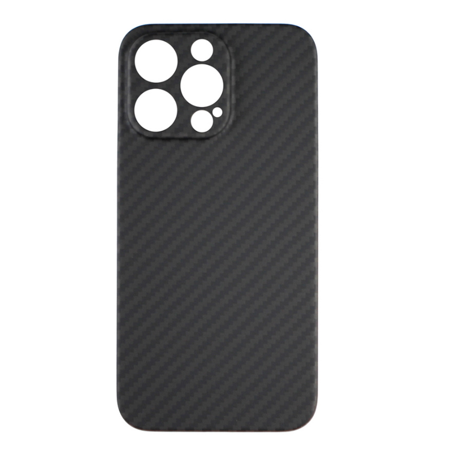 Кевларовый чехол без магнита DiXiS Carbon Case для Apple iPhone 13 Pro Max  (B13PM-CM) матовый черный - купить с доставкой по выгодным ценам в интернет- магазине OZON (599235324)